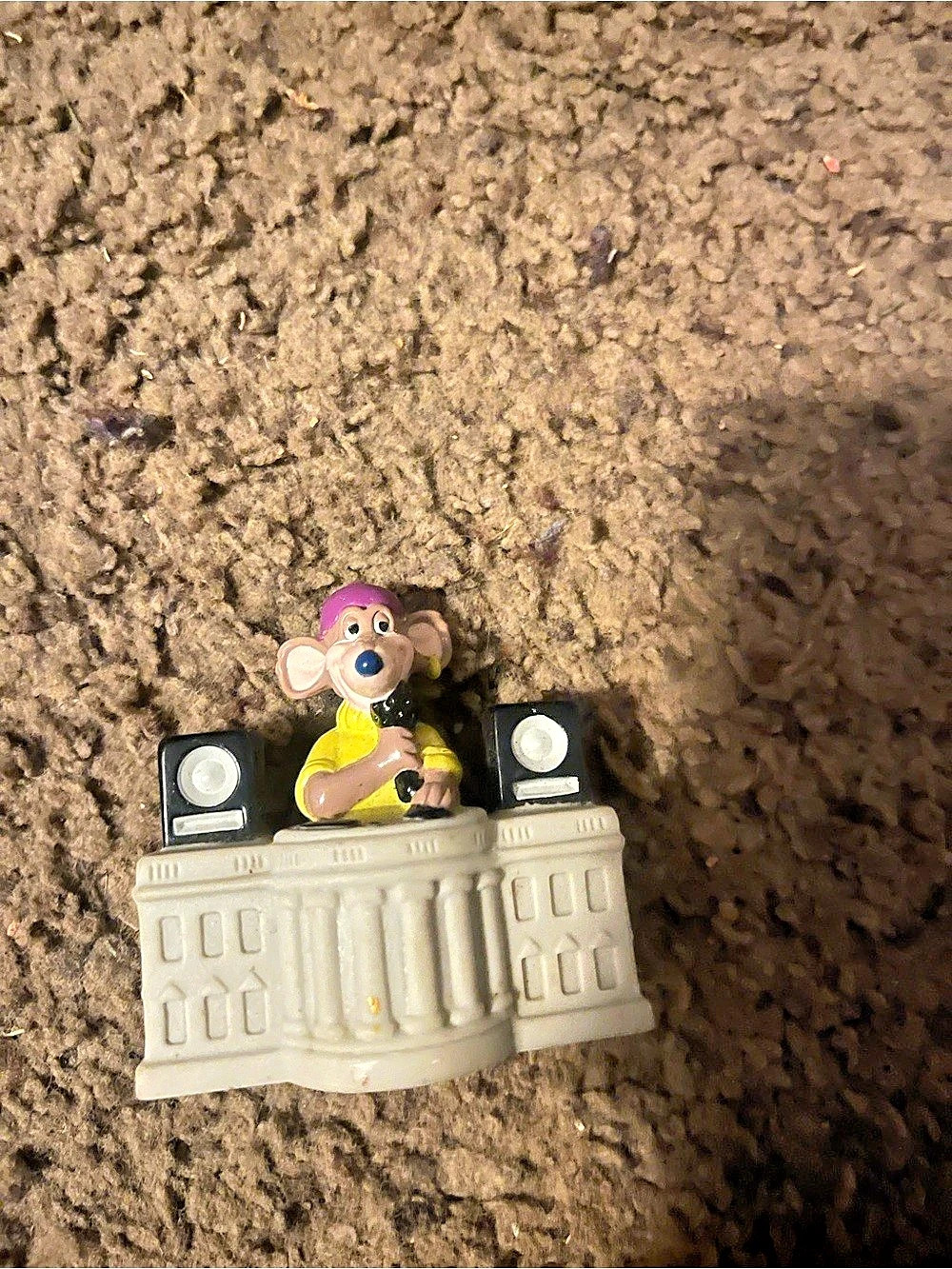Burger King Capitol Critters DJ Mouse Toy Playset